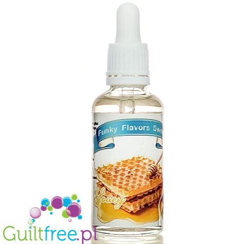 Funky Flavors Sweet Honey - wegańskie miodowe kropelki smakowe bez cukru i kalorii by Funky Flavors (funky-flavors-sweet-honey-slodzony-weganski-aromat-miodowy-bez-cukru-i-kalorii)