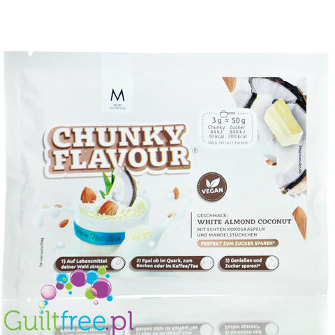 More Nutrition Chunky Flavor White Almond Coconut 30g, aromat w proszku 10kcal, smak Biała Czekolada, Migdał & Kokos by More Nutrition (more-nutrition-chunky-flavor-white-almond-coconut-30g-aromat-w-proszku-10kcal-smak-biala-czekolada-migdal-kokos)