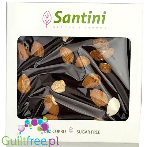 Santini czekolada ciemna z migdałami z ksylitolem, 72% kakao by Santini (santini-czekolada-ciemna-z-migdalami-z-ksylitolem-72-kakao)