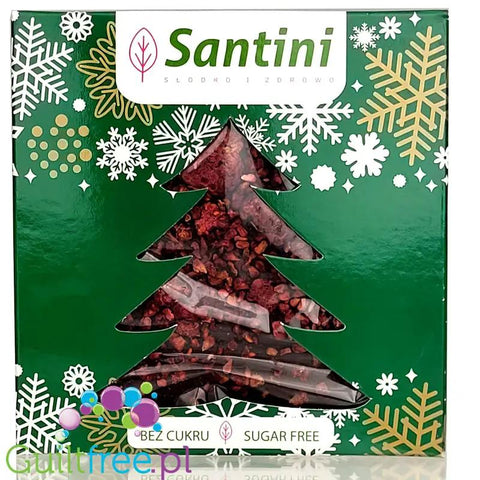 Santini Christmas - ciemna czekolada bez cukru z ksylitolem, z malinami by Santini (santini-christmas-ciemna-czekolada-bez-cukru-z-ksylitolem-z-malinami)