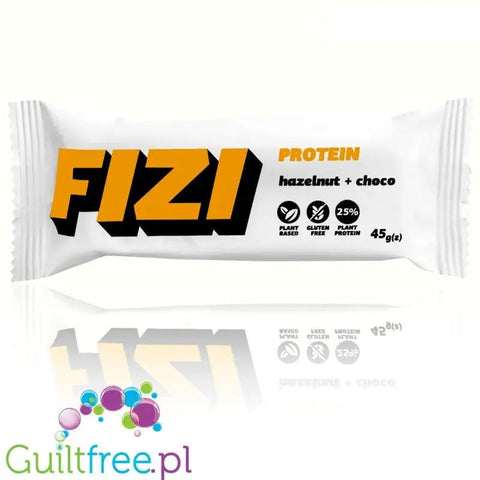 FIZI Protein Hazelnut & Choco - wegański baton proteinowy w polewie czekoladowej bez dodatku cukru by Fizi (fizi-protein-hazelnut-choco-choco-weganski-baton-proteinowy-w-polewie-czekoladowej-bez-dodatku-cukru)