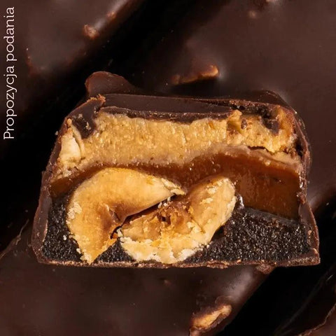FIZI Guilty Pleasure Hazelnut & Caramel - wegański baton proteinowy w polewie czekoladowej bez dodatku cukru by Fizi (fizi-guilty-pleasure-hazelnut-caramel-weganski-baton-proteinowy-w-polewie-czekoladowej-bez-dodatku-cukru)