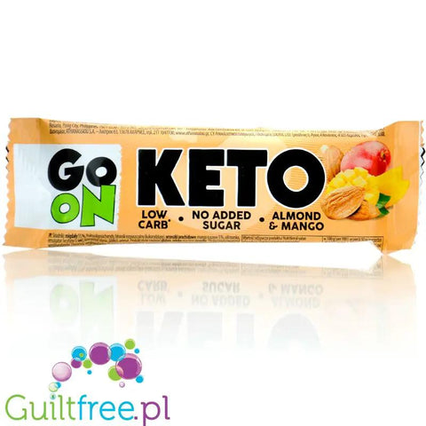 Sante Go On Keto Bar Almond & Mango - niskowęglowodanowy baton bez cukru 230kcal, Migdał z Mango by Sante (sante-go-on-keto-bar-almond-mango-niskoweglowodanowy-baton-bez-cukru-230kcal-migdal-z-mango)