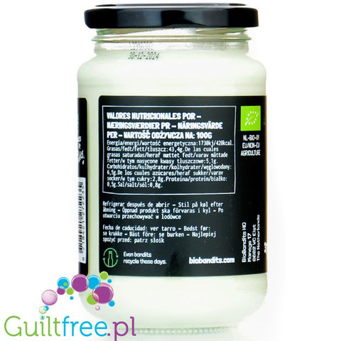 Bio Bandits Vegan Mayo - wegański majonez bezjajeczny o obniżonej zawartości tłuszczu by Bio Bandits (bio-bandits-vegan-mayo-weganski-majonez-bezjajeczny-o-obnizonej-zawartosci-tluszczu)