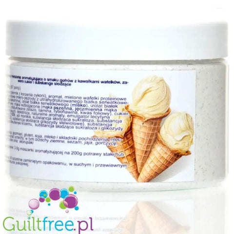 Funky Flavors Splash Vanilla Ice Cream 200g - błonnikowy aromat słodzący w proszku Lodów Waniliowych by Funky Flavors (funky-flavors-splash-vanilla-ice-cream-200g-blonnikowy-aromat-slodzacy-w-proszku)