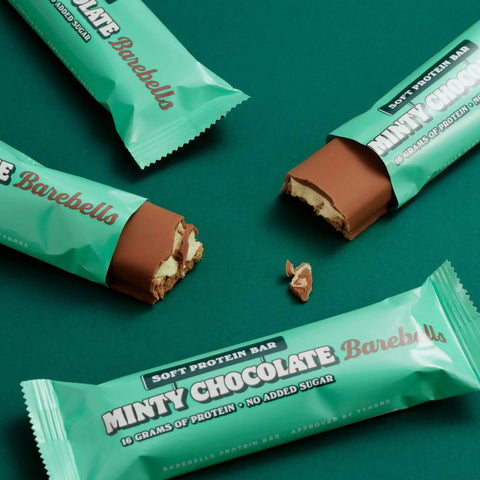 Barebells Soft Minty Chocolate - miękki baton proteinowy, Krem Miętowy & Mleczna Czekolada by Barebells (barebells-soft-minty-chocolate-miekki-baton-proteinowy-krem-mietowy-mleczna-czekolada)