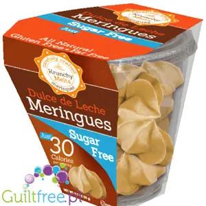 Krunchy Melts Bezy Kajmakowe bez cukru 30kcal ze stewią by Krunchy Melts (bezy-krowkowe-30kcal-ze-stewia-zero-cukru-zero-tluszczu)