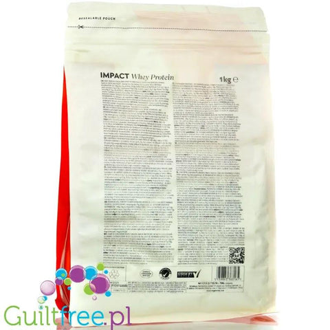 MyProtein Impact Whey White Gold 1KG - odżywka białkowa WPC o smaku białej czekolady i karmelu by My Protein (myprotein-impact-whey-white-gold-1kg-odzywka-bialkowa-wpc-o-smaku-bialej-czekolady-i-karmelu)