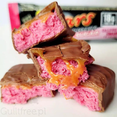 Mars Hi-Protein Low Sugar Raspberry Smash - niskocukrowy baton proteinowy z malinowym karmelem 18g białka by Mars & Snickers (mars-hi-protein-low-sugar-raspberry-smash-niskocukrowy-baton-proteinowy-z-malinowym-karmelem-18g-bialka)