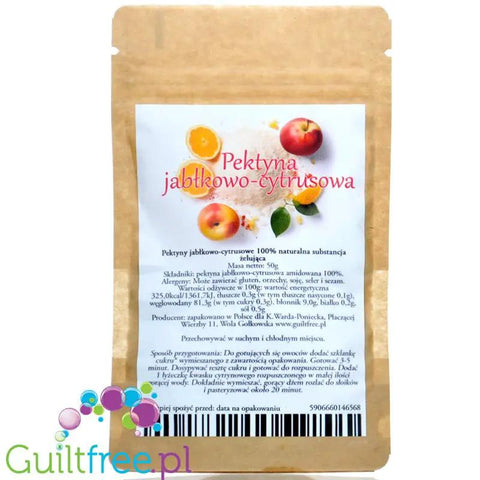 Pektyny jabłkowo-cytrusowe 50g, 100% naturalna substancja żelująca by Fit Food (pektyny-jablkowo-cytrusowe-50g-100-naturalna-substancja-zelujaca)