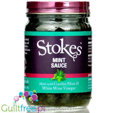 Stokes Green Mint & White Wine Vinegar Sauce (CHEAT MEAL) - wytrawny sos do mięs miętowy z białym octem winnym by Cheat Meal (stokes-green-mint-white-wine-vinegar-sauce-cheat-meal-wytrawny-sos-do-mies-mietowy-z-bialym-octem-winnym)