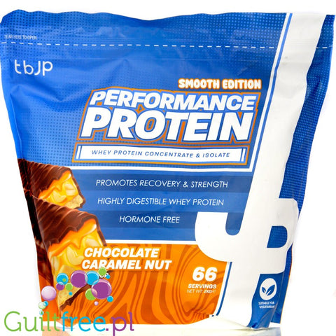 TBJP Performance Protein Whey & Isolate Chocolate Caramel Nut 2kg - odżywka białkowa WPC & WPI, smak Czekolada, Karmel & Orzech by TBJP (tbjp-performance-protein-whey-isolate-chocolate-caramel-nut-2kg-odzywka-bialkowa-wpc-wpi-smak-czekolada-karmel-orzech)