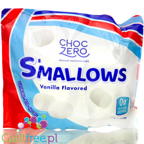 Choc Zero S'Mallows Vanilla XXL - keto waniliowe pianki marshmallow bez cukru i maltitolu, GIGA paka 300g by Choc Zero (choc-zero-s-mallows-vanilla-xxl-keto-waniliowe-pianki-marshmallow-bez-cukru-i-maltitolu-giga-paka-300g)