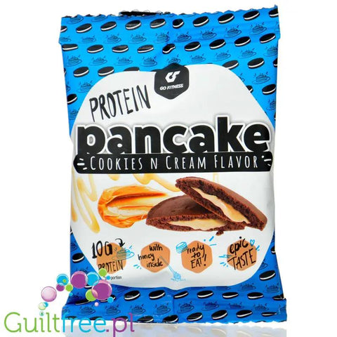 Go Fitness Protein Pancake Cookies n Cream - kakaowy naleśnik białkowy z masą waniliową 156kcal by Go Fitness (go-fitness-protein-pancake-cookies-n-cream-kakaowy-nalesnik-bialkowy-z-masa-waniliowa-156kcal)