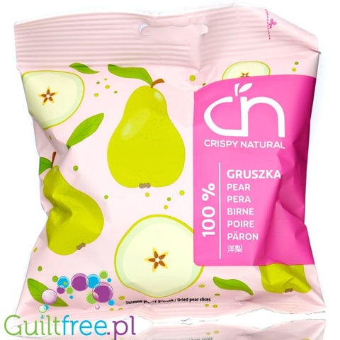 Crispy Natural Gruszka - chrupiące plastry gruszki 100% bez dodatku cukru i aromatów by Crispy Natural (crispy-natural-gruszka-chrupiace-plastry-gruszki)