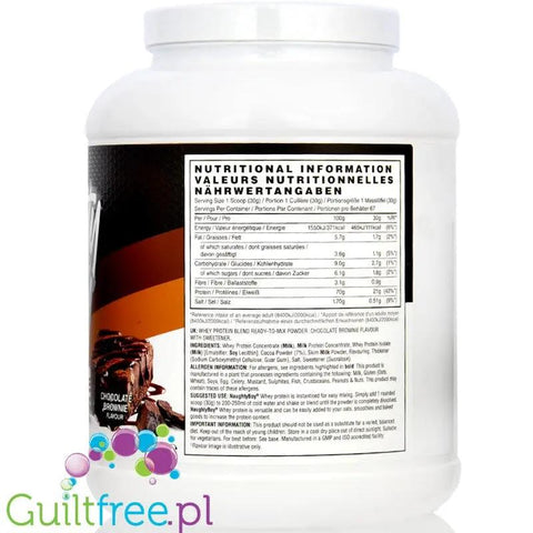 Naughty Boy Whey Advanced Protein Chocolate Brownie 2kg - gęsta odżywka białkowa WPI, WPC & MPC, Czekoladowe Brownie by Naughty Boy (naughty-boy-whey-advanced-protein-chocolate-brownie-odzywka-bialkowa-wpi-wpc-czekoladowe-brownie)