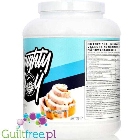 Naughty Boy Whey Advanced Protein Cinnamon Bun 2kg - gęsta odżywka białkowa WPI, WPC & MPC, Cynamonowa drożdżówka by Naughty Boy (naughty-boy-whey-advanced-protein-cinnamon-bun-2kg-gesta-odzywka-bialkowa-wpi-wpc-mpc-cynamonowa-drozdzowka)