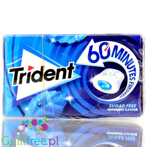 Trident 60 Minutes Peppermint - guma do żucia bez cukru - drażetki z płynnym środkiem by Trident (trident-60-minutes-peppermint-guma-do-zucia-bez-cukru-drazetki-z-plynnym-srodkiem)