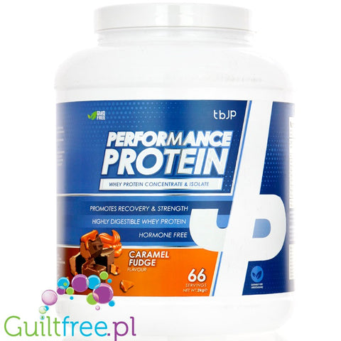 TBJP Performance Protein Whey & Isolate Caramel Fudge 2kg - odżywka białkowa WPC & WPI, smak Karmelowa Krówka by TBJP (tbjp-performance-protein-whey-isolate-caramel-fudge-2kg-odzywka-bialkowa-wpc-wpi-smak-karmelowa-krowka)