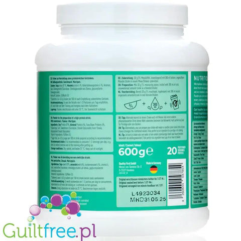 More Nutrition Total Vegan Protein Morezipan Cake 0,6kg - wegańska odżywka białkowa, smak Ciasto Marcepanowe by More Nutrition (more-nutrition-total-vegan-protein-morezipan-cake-06kg-weganska-odzywka-bialkowa-smak-ciasto-marcepanowe)