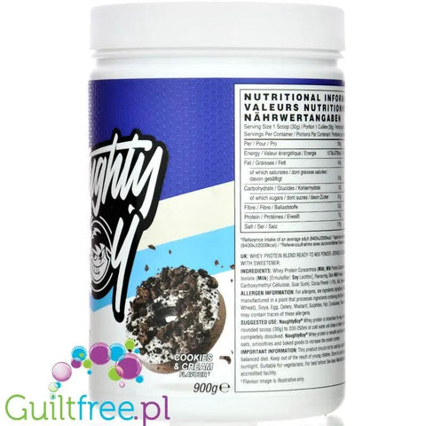 Naughty Boy Whey Protein Cookies & Cream 900g - gęsta odżywka białkowa, Ciastka z Kremem by Naughty Boy (naughty-boy-whey-advanced-protein-cookies-cream-900g-gesta-odzywka-bialkowa-ciastka-z-kremem)