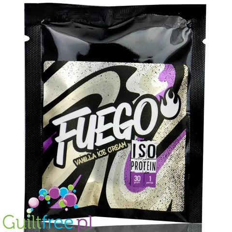 Fuego Iso Protein Vanilla Ice Cream 30g - izolat białek serwatkowych o smaku lodów waniliowych by Fuego (fuego-iso-protein-vanilla-ice-cream-30g-izolat-bialek-serwatkowych-o-smaku-lodow-waniliowych)