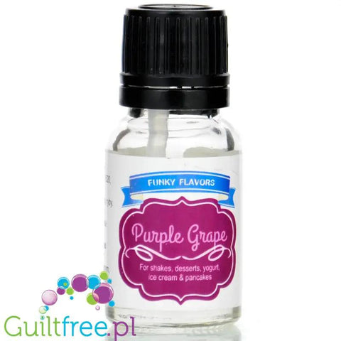 Funky Flavors Basic Purple Grape 10ml - aromat ciemnych winogron bez cukru i słodzików by Funky Flavors (funky-flavors-purple-grape-10ml)