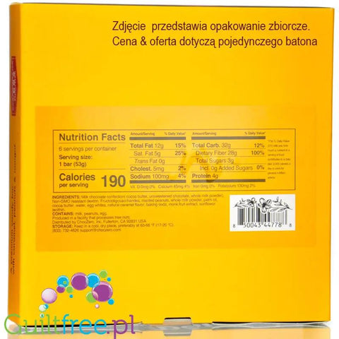 Choc Zero Rhea Candy Bar Caramel, Peanuts & Nougat - keto baton proteinowy z karmelem, orzeszkami ziemnymi i nugatem by Choc Zero (choc-zero-rhea-candy-bar-caramel-peanuts-nougat-keto-baton-proteinowy-z-karmelem-orzeszkami-ziemnymi-i-nugatem)