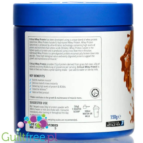 Applied Critical Whey Advanced Protein Salted Caramel - odżywka białkowa z WPI, WPH i WPC, 21g białka & 110kcal by Applied Nutrition (applied-critical-whey-advanced-protein-salted-caramel-odzywka-bialkowa-z-wpi-wph-i-wpc-21g-bialka-110kcal)