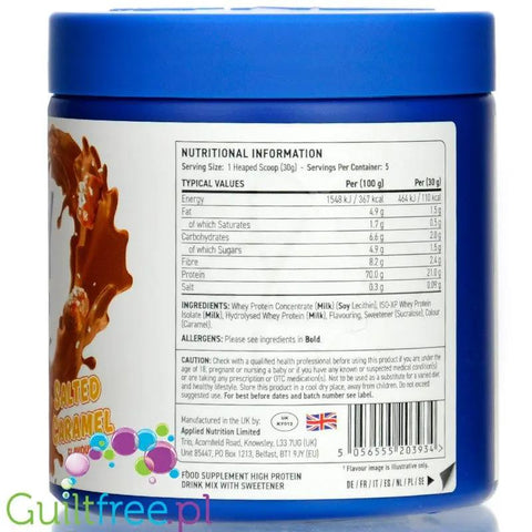 Applied Critical Whey Advanced Protein Salted Caramel - odżywka białkowa z WPI, WPH i WPC, 21g białka & 110kcal by Applied Nutrition (applied-critical-whey-advanced-protein-salted-caramel-odzywka-bialkowa-z-wpi-wph-i-wpc-21g-bialka-110kcal)