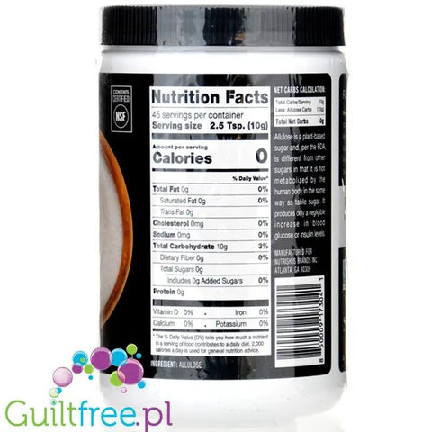 RxSugar Allulose 454g - słodzik, alluloza w proszku by guiltfrii.com (rxsugar-allulose-454g-slodzik-alluloza-w-proszku)