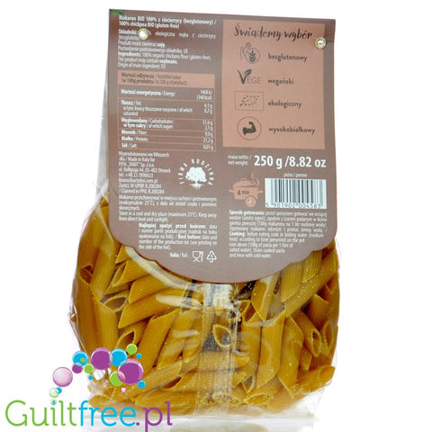 Bartolini BIO makaron z ciecierzycy 100%, penne, bezglutenowy, wysokobiałkowy by Bartollini (bartolini-bio-makaron-z-ciecierzycy-100-penne-bezglutenowy-wysokobialkowy)