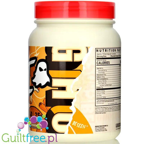 Ghost 100% Whey Apple Cinder Doughnut - odżywka białkowa z WPI, WPH i kompleksem enzymów, edycja limitowana by Ghost (ghost-100-whey-apple-cinder-doughnut-odzywka-bialkowa-z-wpi-wph-i-kompleksem-enzymow-edycja-limitowana)