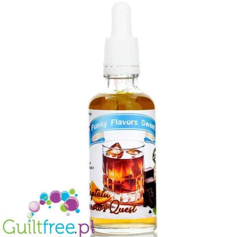 Funky Flavors Sweet Captain Sparrow's Quest - słodkie kropelki o smaku ciemnej czekolady z pomarańczą i rumem by Funky Flavors (funky-flavors-sweet-captain-sparrow-s-quest)