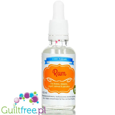 Funky Flavors Basic Rum 30ml - rumowe kropelki aromatyzujące bez cukru, słodzików i kalorii by Funky Flavors (funky-flavors-rum-30ml-aromat-rumowy-bez-cukru-bez-tluszczu)