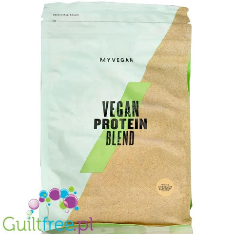 MyProtein Vegan Protein Blend White Chocolate Raspberry 1kg - wegańska odżywka białkowa bez soi i cukru by My Protein (myprotein-vegan-protein-blend-white-chocolate-raspberry-1kg-weganska-odzywka-bialkowa-bez-soi-i-cukru)