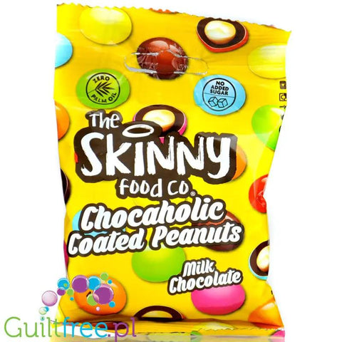 Skinny Food Chocaholic Coated Peanuts Milk Chocolate - orzeszki w lukrowanej czekoladzie bez dodatku cukru by Skinny Food (skinny-food-chocaholic-coated-peanuts-milk-chocolate-orzeszki-w-lukrowanej-czekoladzie-bez-dodatku-cukru)
