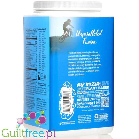 Sunwarrior Protein Warrior Blend Chocolate Peanut Butter 0,75kg - wegańska organiczna odżywka białkowa z goji i MCT by Sunwarrior (sunwarrior-protein-warrior-blend-chocolate-peanut-butter-0-75kg-weganska-organiczna-odzywka-bialkowa-z-goji-i-mct)