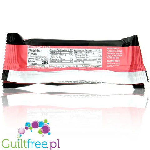 SelectGo Protein Bar Birthday Cake - baton proteinowy na maśle migdałowym i miodzie, bez słodzików by SELECT Protein - PEScience (selectgo-protein-bar-birthday-cake-baton-proteinowy-na-masle-migdalowym-i-miodzie-bez-slodzikow)