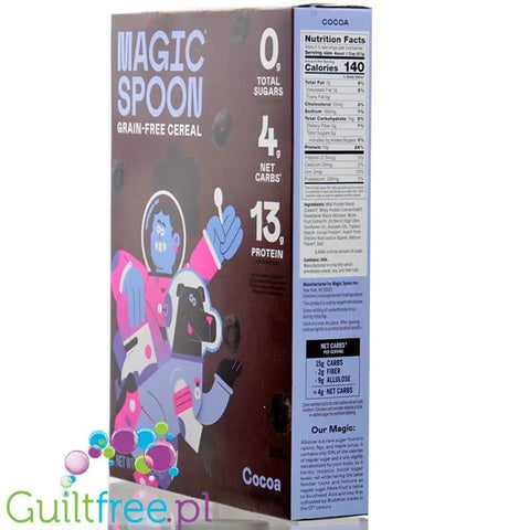 Magic Spoon Cocoa Cereal - proteinowe keto płatki śniadaniowe bez glutenu, soi i cukru, kakaowe kółeczka by Magic Spoon (magic-spoon-cocoa-cereal-proteinowe-keto-platki-sniadaniowe-bez-glutenu-soi-i-cukru-kakaowe-koleczka)