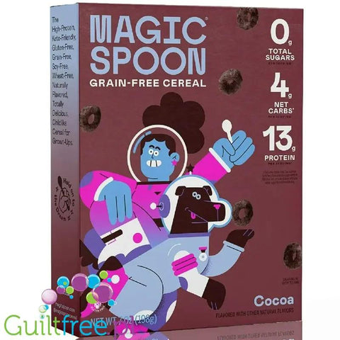 Magic Spoon Cocoa Cereal - proteinowe keto płatki śniadaniowe bez glutenu, soi i cukru, kakaowe kółeczka by Magic Spoon (magic-spoon-cocoa-cereal-proteinowe-keto-platki-sniadaniowe-bez-glutenu-soi-i-cukru-kakaowe-koleczka)