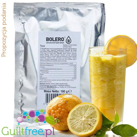 Bolero Drink XXL Yuzu ze stewią, mix na 20 litrów - napój instant w saszetce ze stewią by Bolero Drink (bolero-drink-xxl-yuzu-ze-stewia-mix-na-20-litrow-napoj-instant-w-saszetce-ze-stewia)