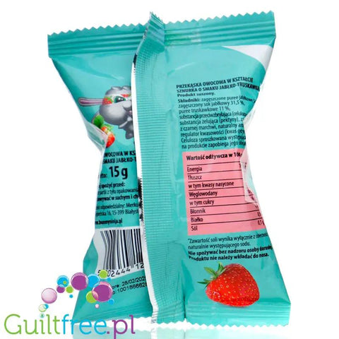 Bunny Ninja Fruit Fluk Malina & Jabłko - Przekąska 100% owoców bez dodatku cukru by Bunny Ninja (bunny-ninja-fruit-fluk-malina-jablko-przekaska-100-owocow-bez-dodatku-cukru)