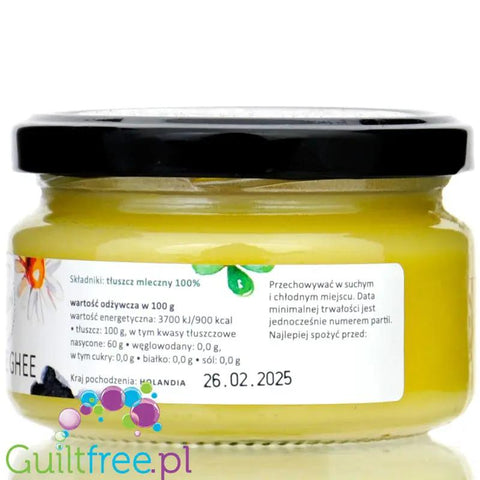 Batom Ghee 200g - organiczne masło klarowane 100% by Batom (batom-ghee-200g-organiczne-maslo-klarowane-100)