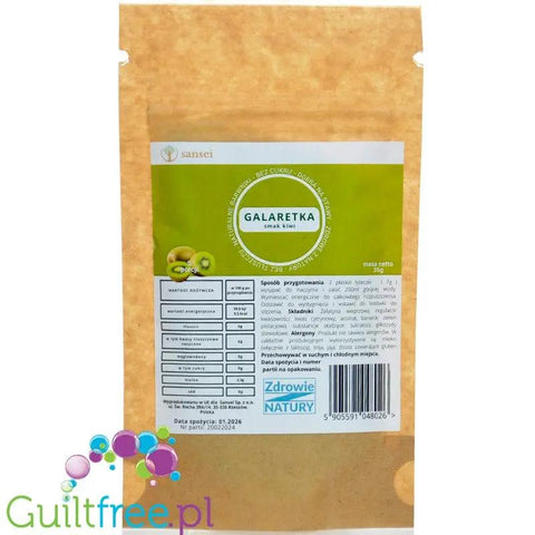 Sansei Galaretka Kiwi 9kcal - galaretka bez cukru o smaku kiwi by Sansei (sansei-galaretka-kiwi-9kcal-galaretka-bez-cukru-o-smaku-kiwi)