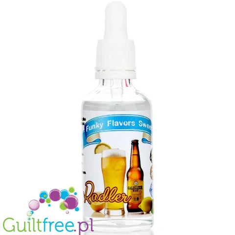 Funky Flavors Sweet Radler - słodzony skoncentrowany aromat piwa z sokiem cytrynowym bez cukru i kalorii by Funky Flavors (funky-flavors-sweet-radler-slodzony-skoncentrowany-aromat-piwa-z-sokiem-cytrynowym-bez-cukru-i-kalorii)