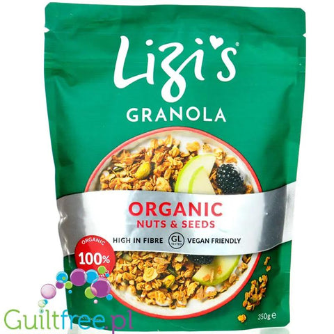 Lizi's Organic Nuts & Seeds 350g - organiczna granola orzechowa o niskim indeksie glikemicznym by Lizi's Granola (lizi-s-organic-nuts-seeds-350g-organiczna-granola-orzechowa-o-niskim-indeksie-glikemicznym)