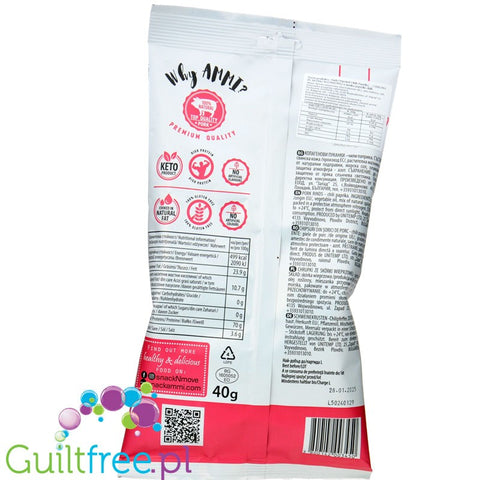 AMMI Porky Poprind Chilli Paprika 40g - keto prażynki wieprzowe bez węglowodanów 70% białka by AMMI (pork crunch) (ammi-porky-poprind-chilli-paprika-40g-keto-prazynki-wieprzowe-bez-weglowodanow)