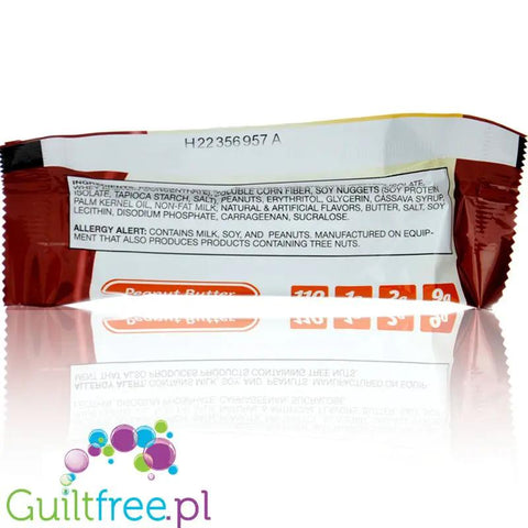 Healthsmart ChocoRite Snack Bar Peanut Butter 110kcal - baton białkowy bez cukru i bez maltitolu by HealthSmart Foods (healthsmart-chocorite-bars-peanut-butter)