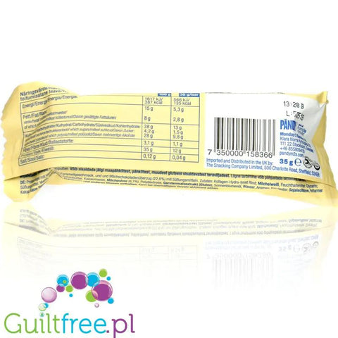 Pandy Protein Pandy Protein Chocolate & Creamy Milk - piankowy baton białkowy 12g białka & 135kcal - Protein Bars